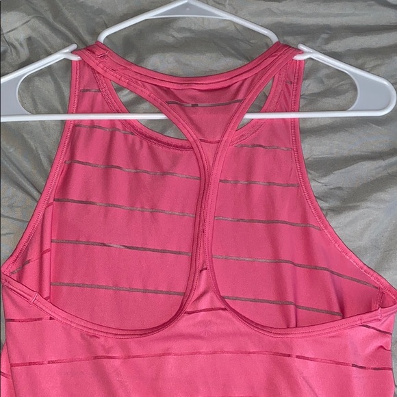 Pink Athleta Razorback Tank Top - Picture 3 of 4